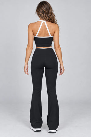 WEARHUB Nylon-Spandex Barely-There Active Pants — WHZ147 — product, back view