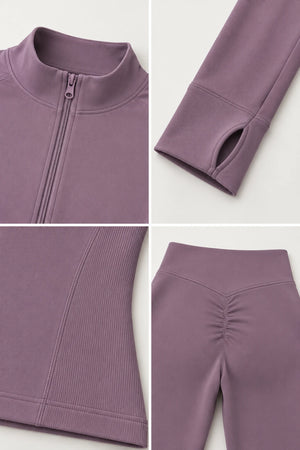 WEARHUB Nylon-Spandex Seamless Active Jacket — WHZ148 — product, details view