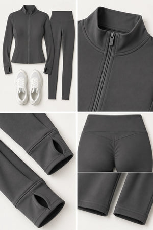 WEARHUB Nylon-Spandex Barely-There Long-Sleeve Active Top — WHZ150 — product, details view