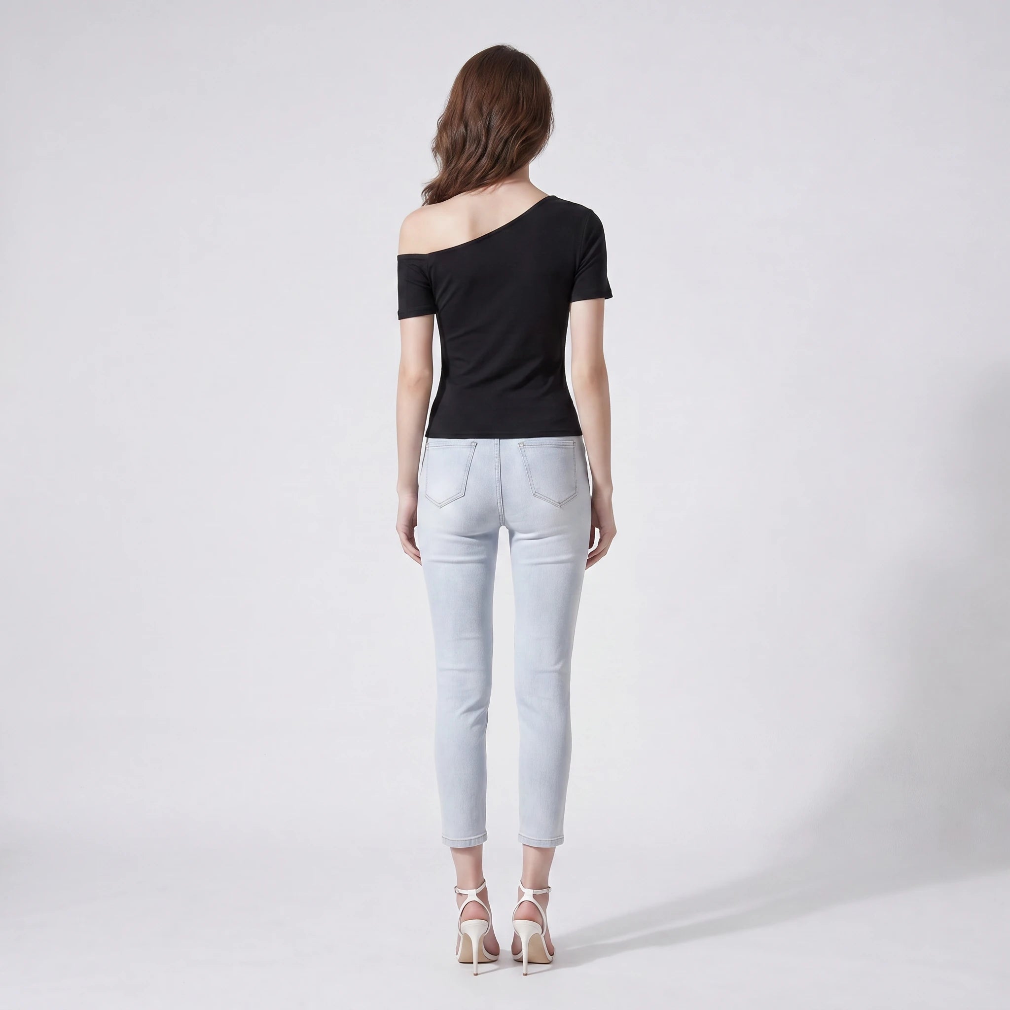 Butterfly Detail Off-Shoulder Top WHD0605004-250365