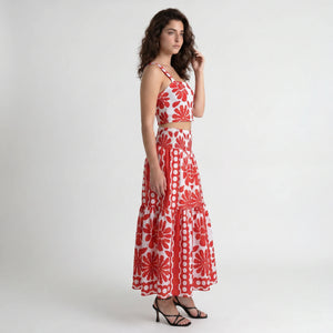 Floral Crop Top Skirt Set WHD0605007-250451