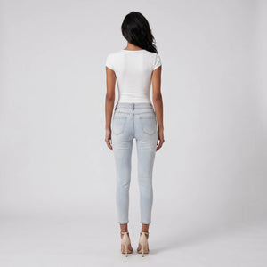 Lace Panel Fitted Bodysuit WHD0605009-250315