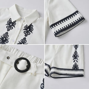Printed Shirt and Shorts Set WHD0605017-250380