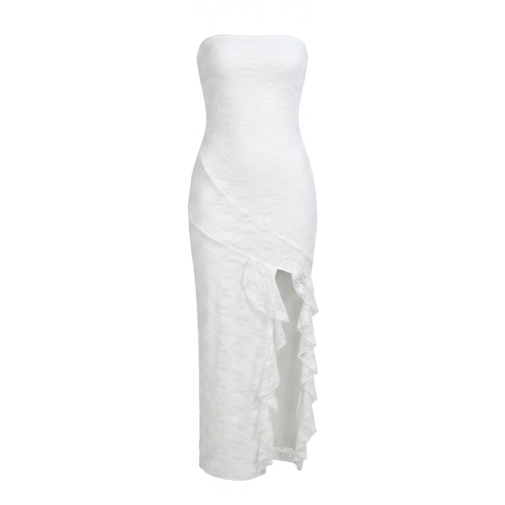 Strapless Lace Maxi Dress WHD0605019-240503