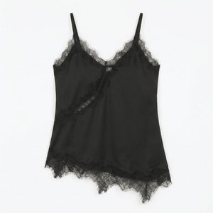Lace Trim Cami Top WHD0605024-S-260441