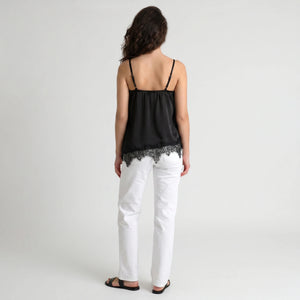 Lace Trim Cami Top WHD0605024-S-260441