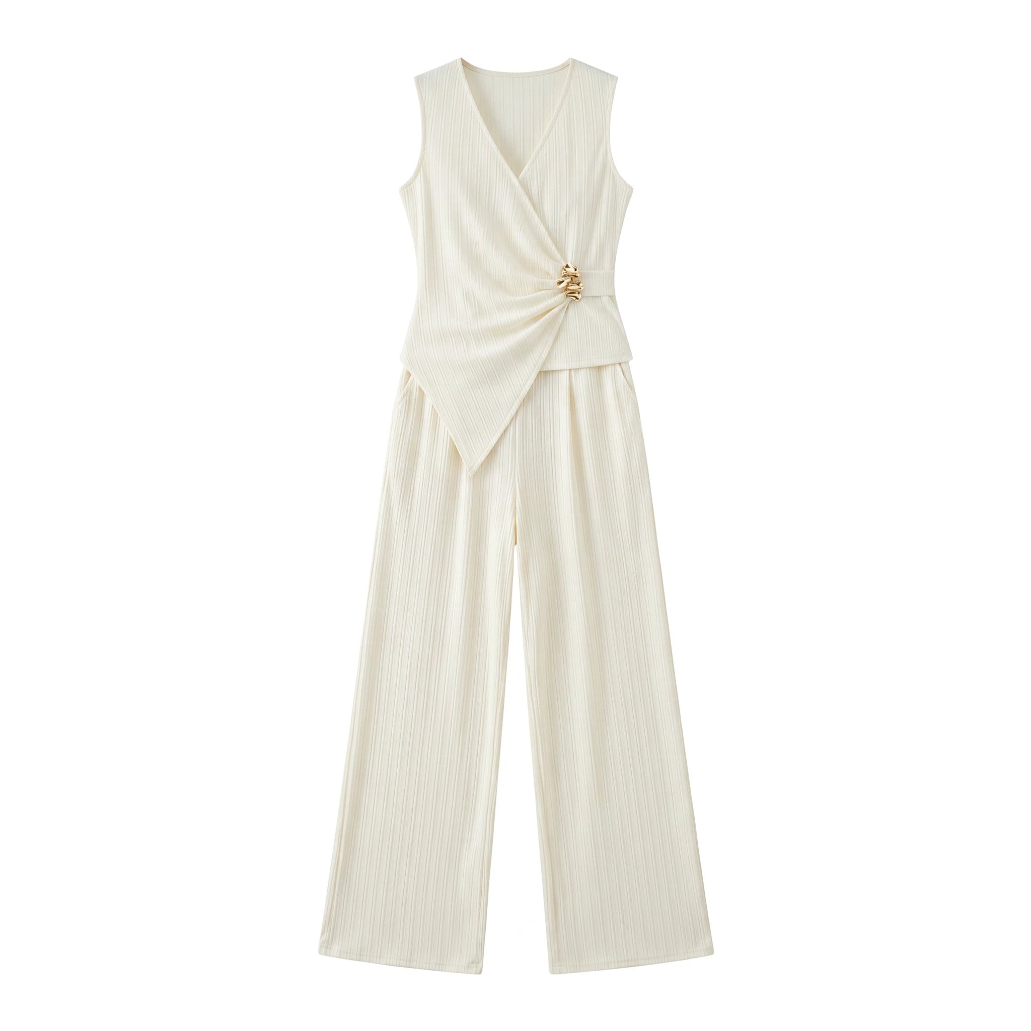 Shell Detail Jumpsuit WHD0605033-S-2604107