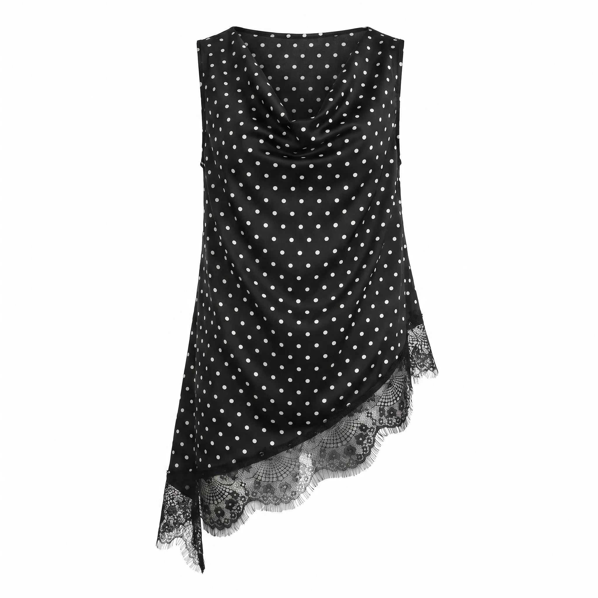 Polka Dot Lace Top WHD0605039-S-2604200