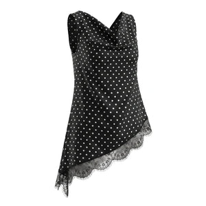 Asymmetric Lace Halter Top WHD0605040-S-260406