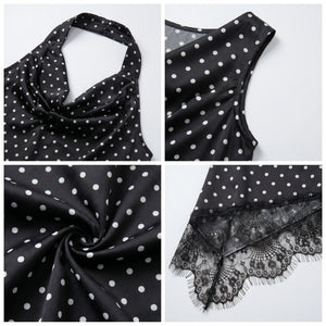 Asymmetric Lace Halter Top WHD0605040-S-260406