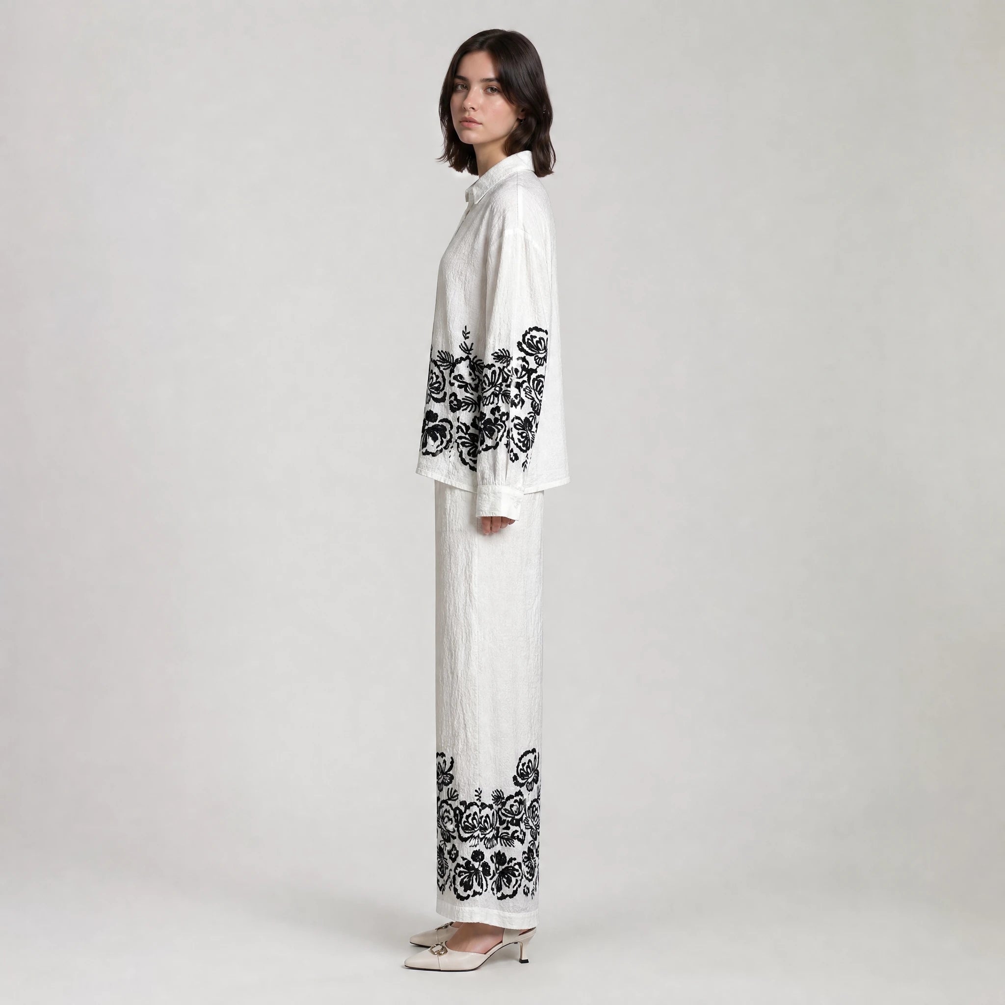 Floral Shirt and Pants Set WHD0605047S-2512193