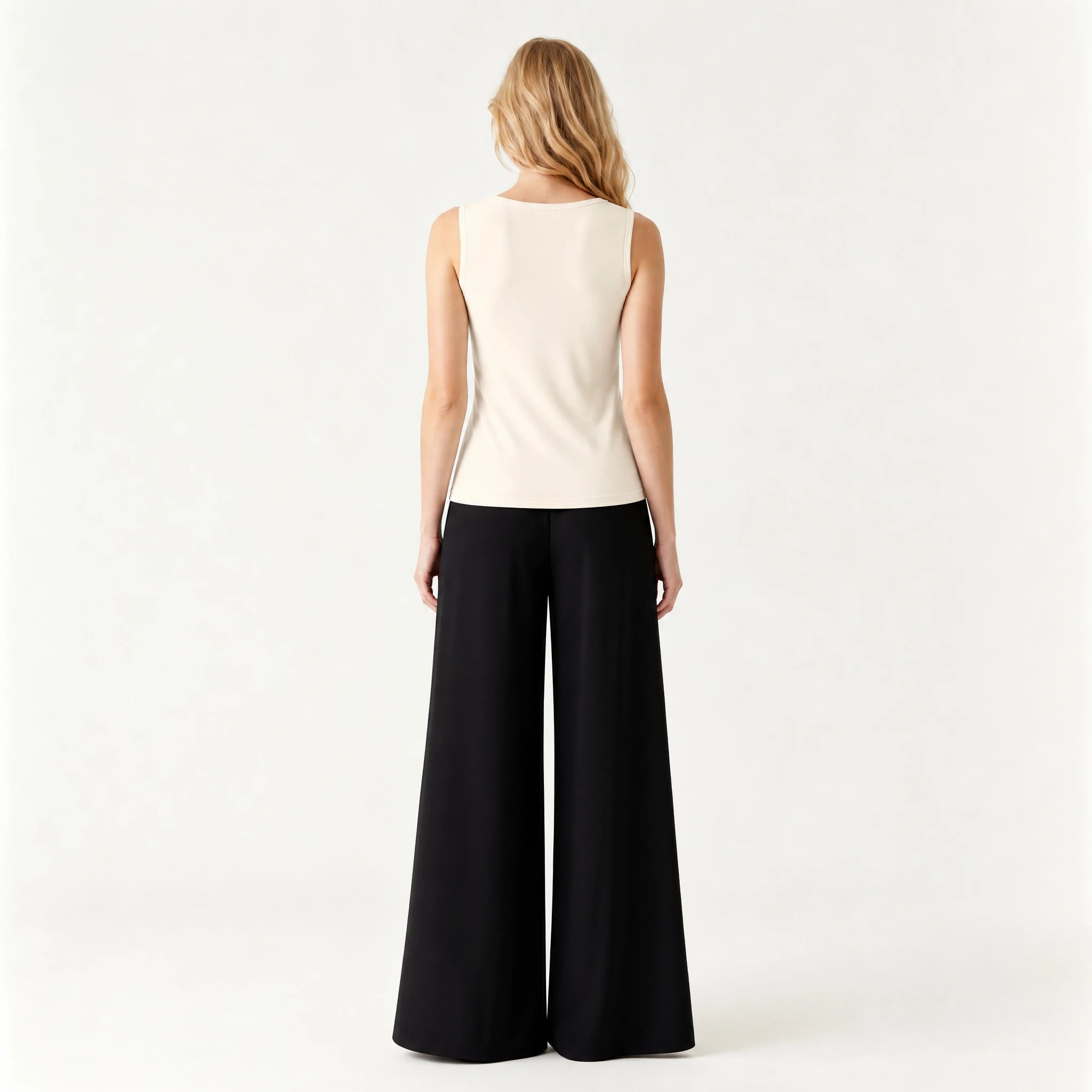 Cowl Neck Ring Detail Top WHD0605063-S-2512107