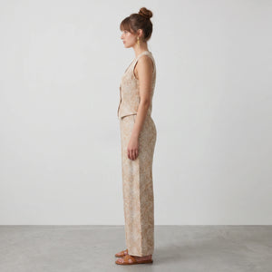 Printed Wide-Leg Jumpsuit WHD0605073-S-251168