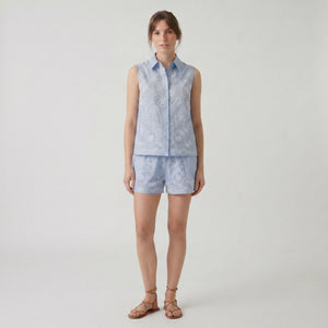 Eyelet Embroidered Short Set WHD0605077-S-2505134