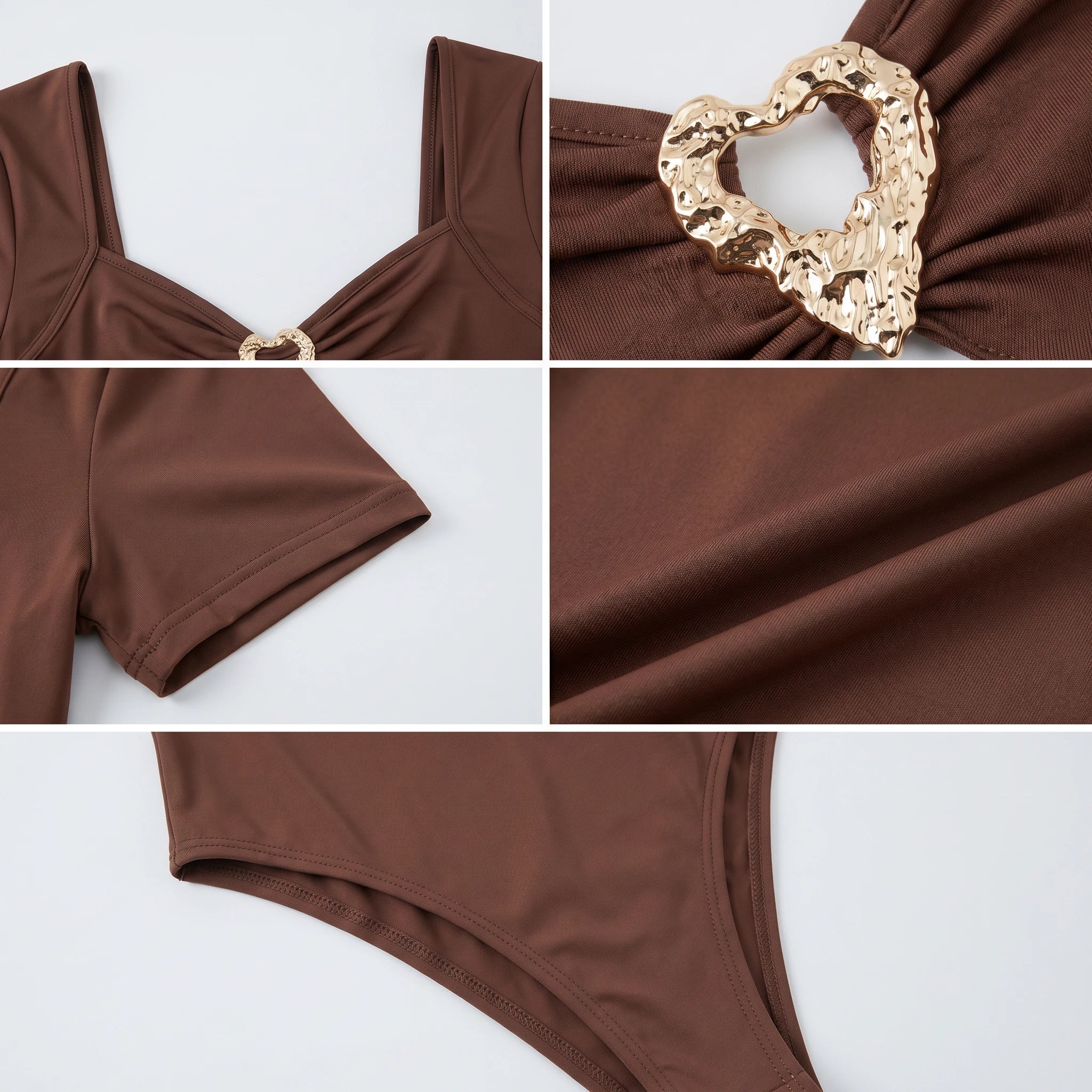 Heart Detail Bodysuit WHD0605093-S-2512182