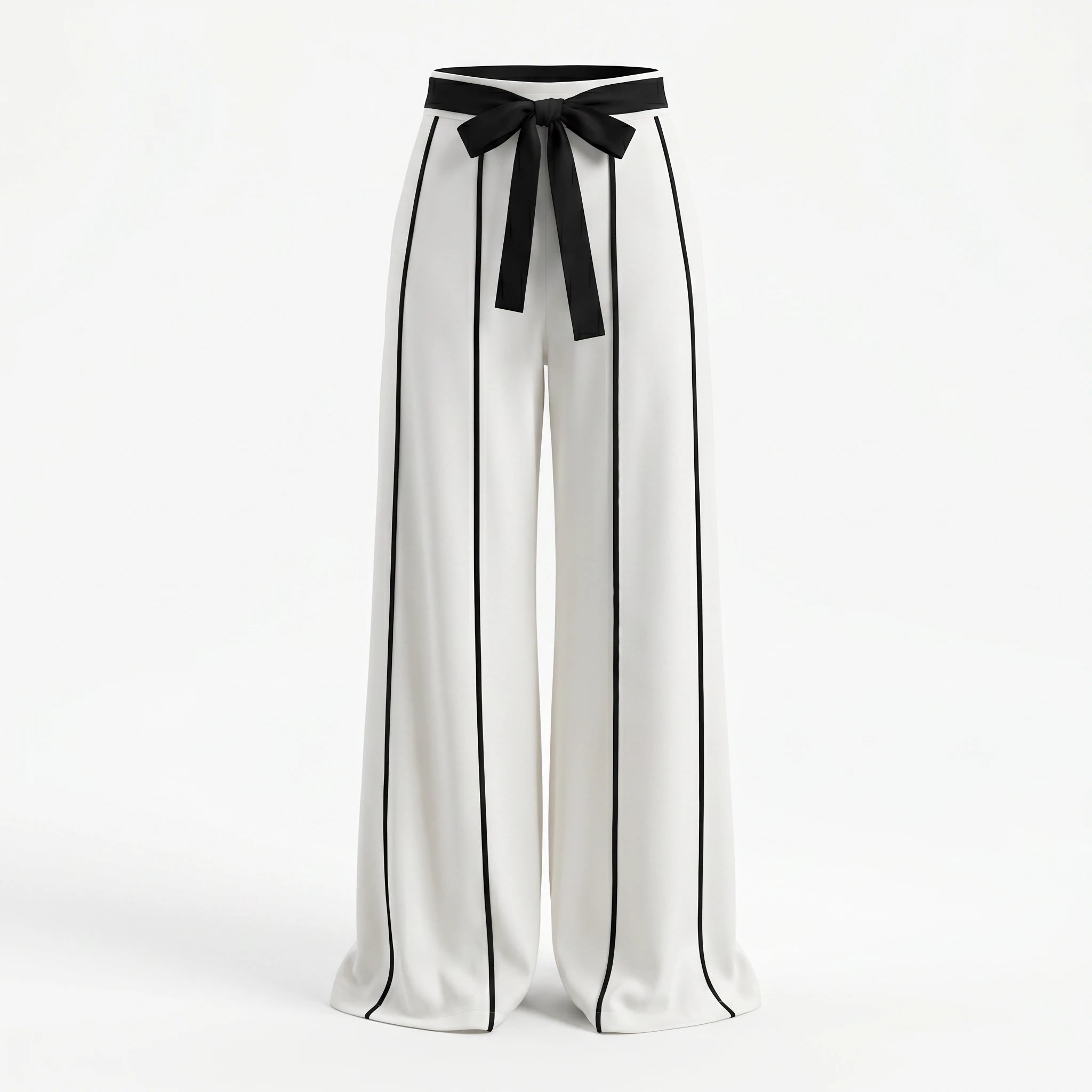 Tie Waist Wide Leg Pants WHD0605098-SHE-260350