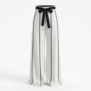 Tie Waist Wide Leg Pants WHD0605098-SHE-260350