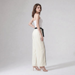 Tie Waist Wide Leg Pants WHD0605098-SHE-260350