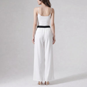 Tie Waist Wide Leg Pants WHD0605098-SHE-260350