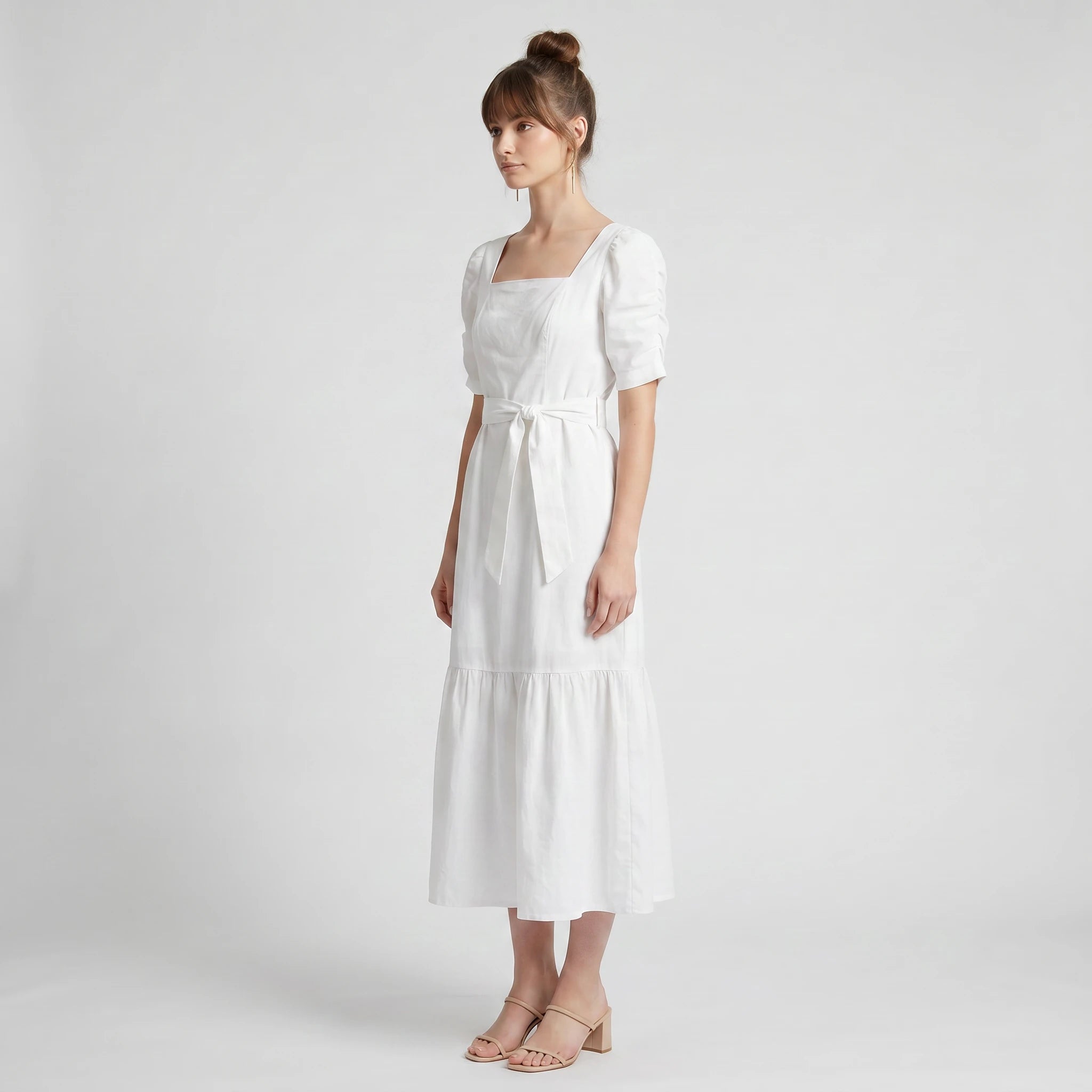 Tie Waist Maxi Dress WHD0605100-S-260394