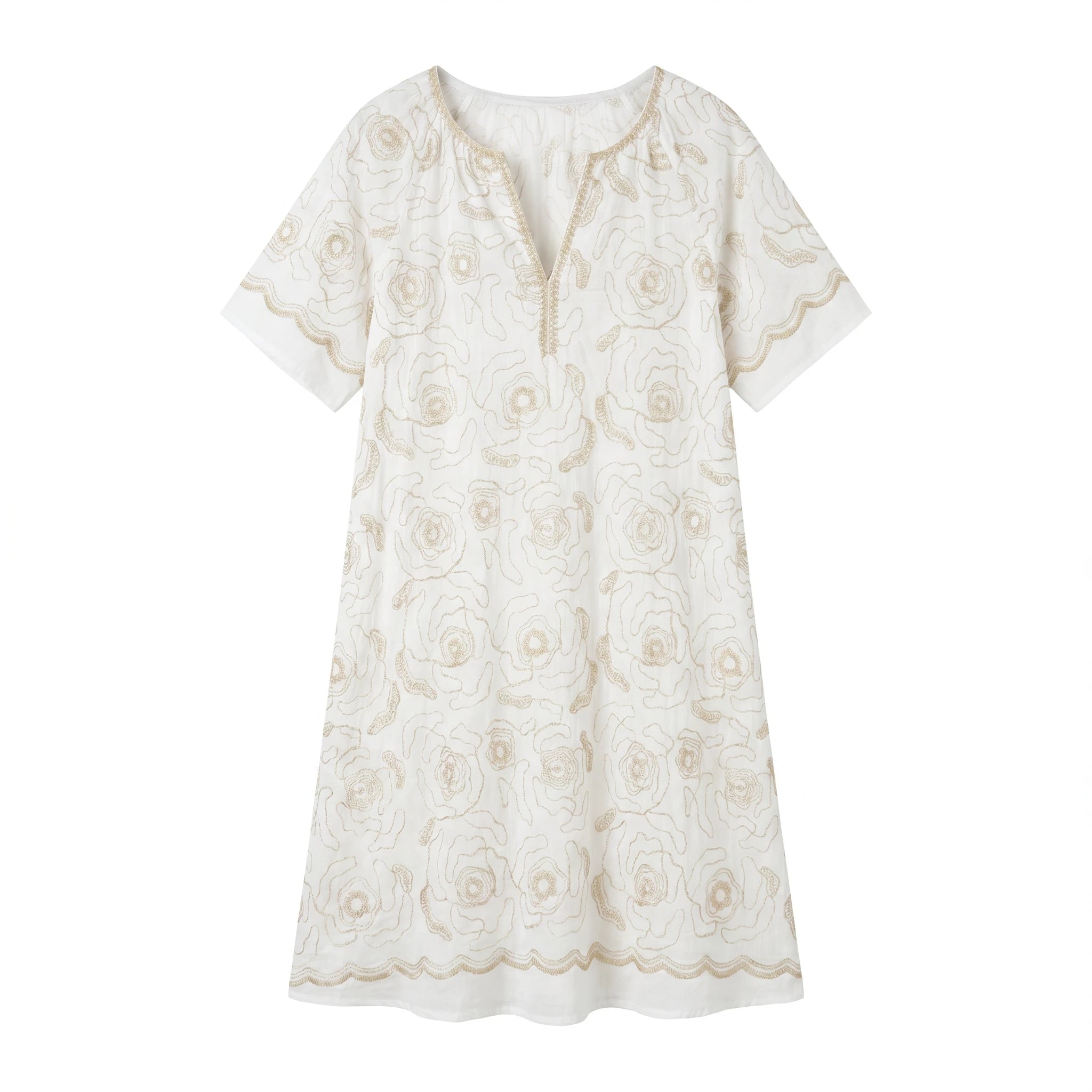 Embroidered Resort Midi Dress WHD0605102-S-251044