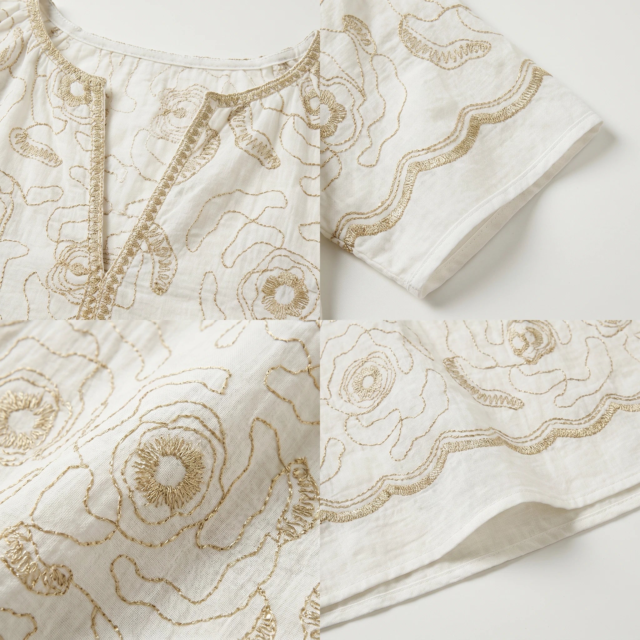 Embroidered Resort Midi Dress WHD0605102-S-251044