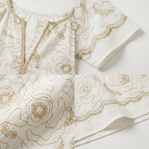Embroidered Resort Midi Dress WHD0605102-S-251044