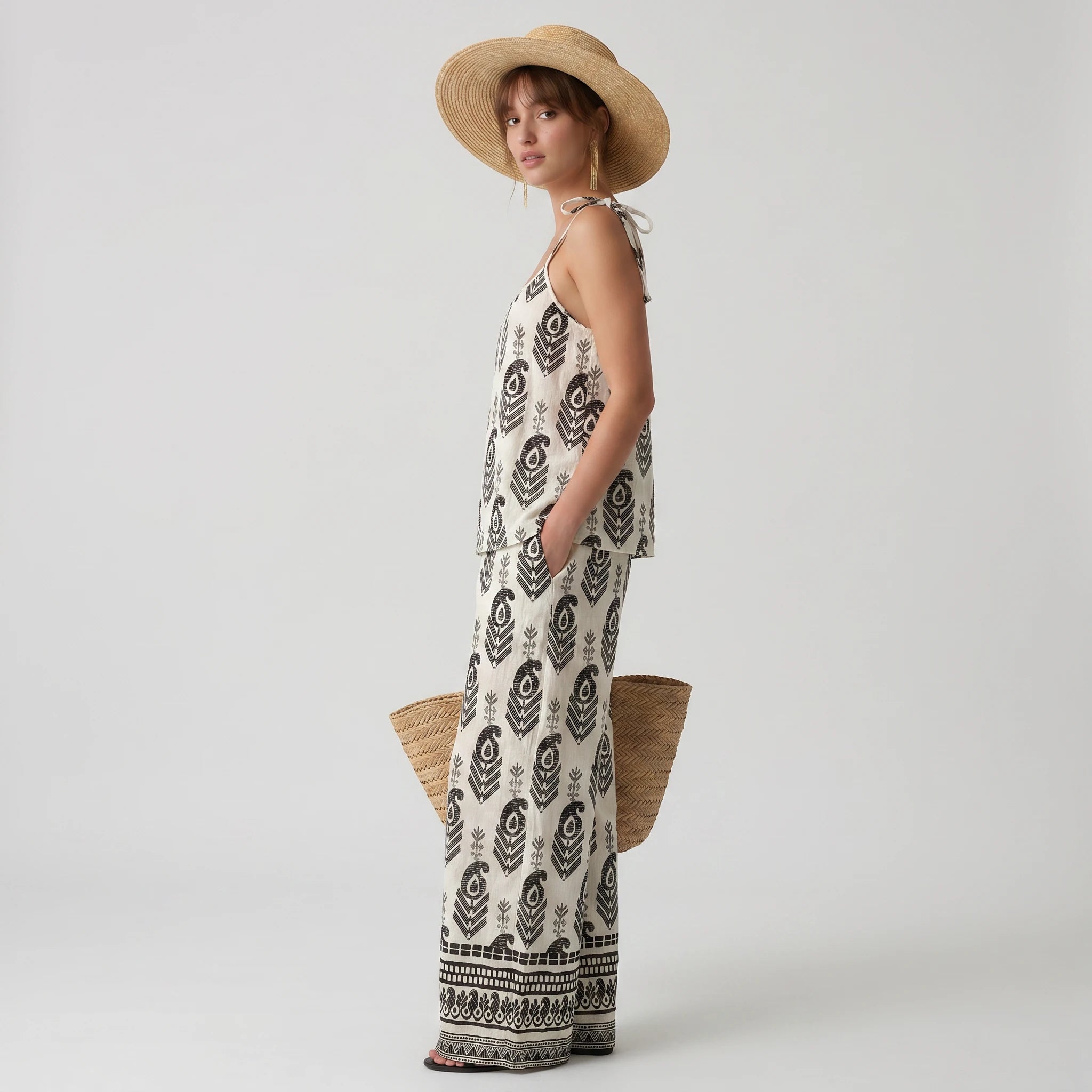 Printed Cami Pant Set WHD0605103-S-250395