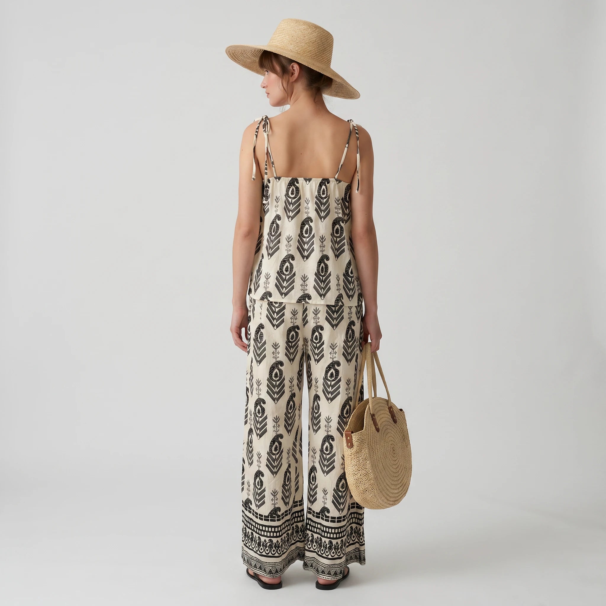 Printed Cami Pant Set WHD0605103-S-250395