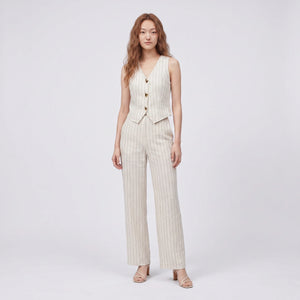 Pinstripe Vest Pants Set WHD0605111--250840