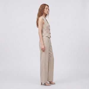 Pinstripe Vest Pants Set WHD0605111--250840