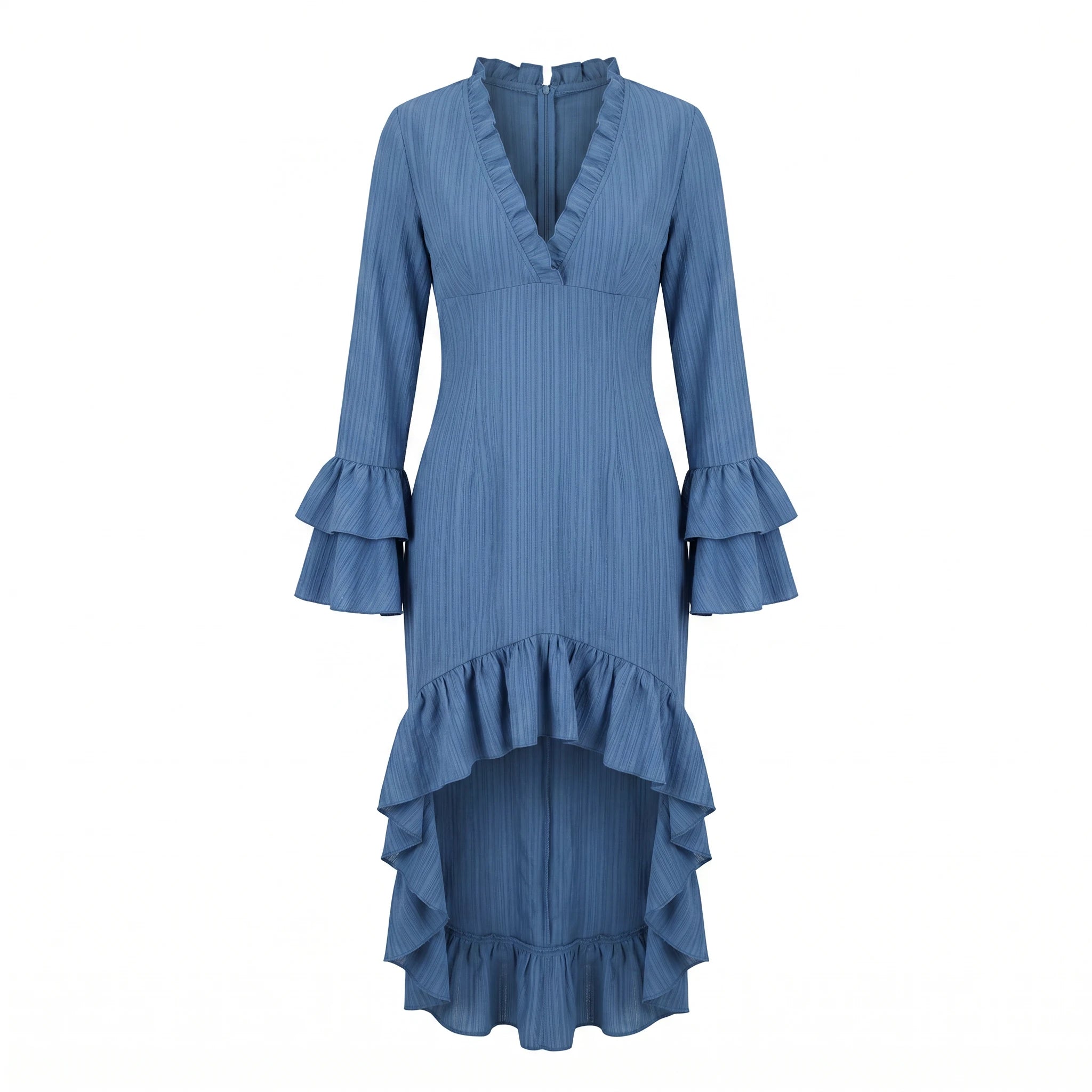 Ruffle High Low Dress WHD0605112-CJ-251201
