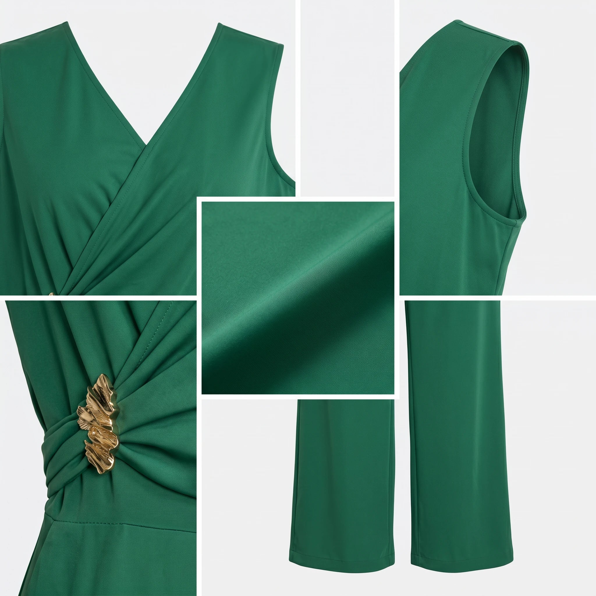 Wrap Wide Leg Jumpsuit WHD0605117-S-2603161