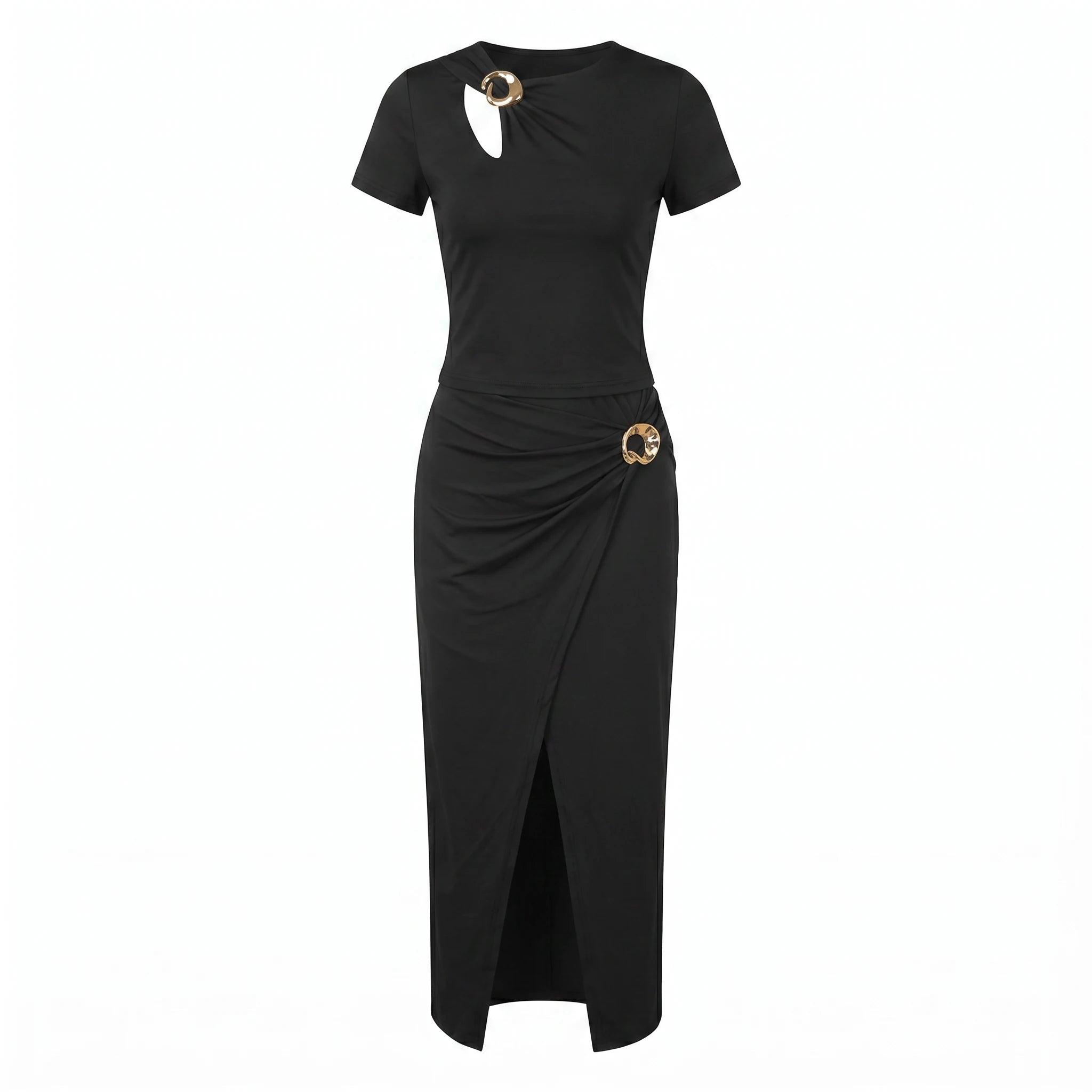 Ring Detail Maxi Set WHD0605118-S-2601169