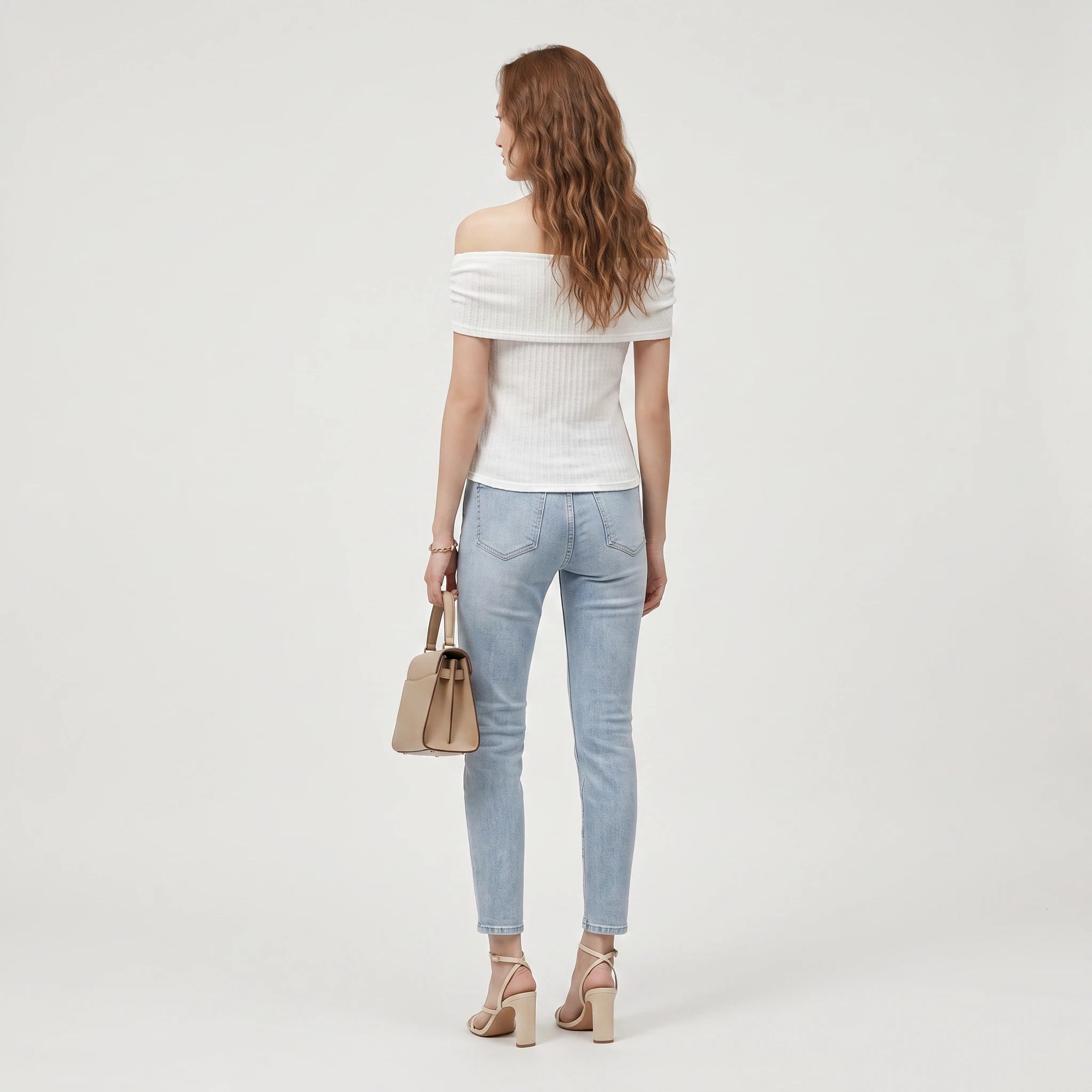 Off-Shoulder Keyhole Top WHD0605124-S-2603291