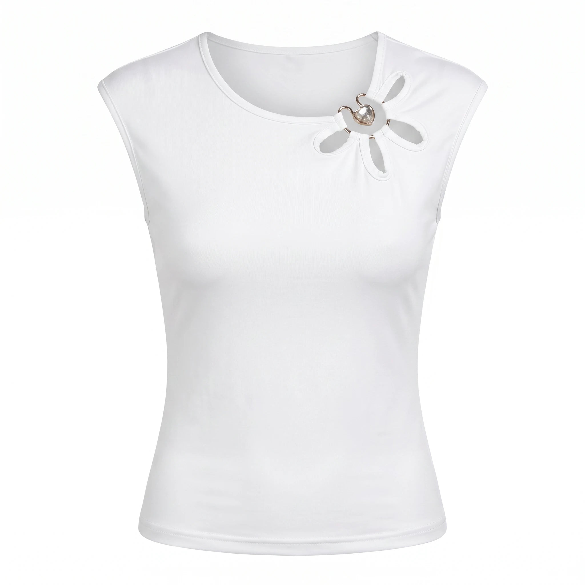 Off-Shoulder Keyhole Top WHD0605126-S-251283