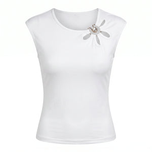 Off-Shoulder Keyhole Top WHD0605126-S-251283