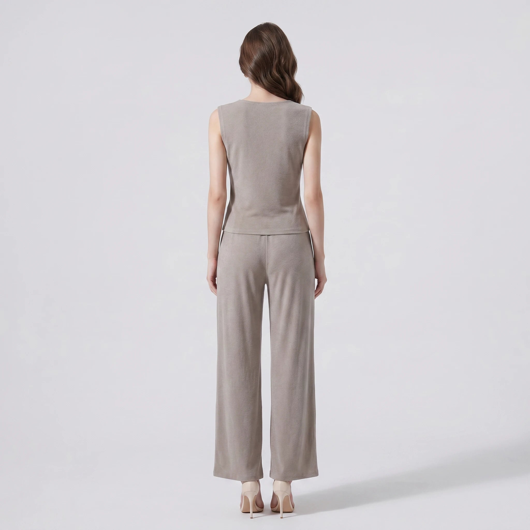 Cowl Neck Wide Leg Set WHD0605132-S-260313