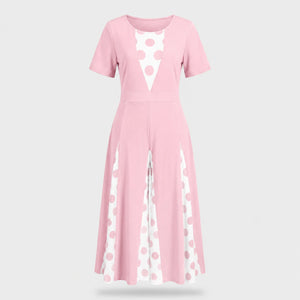 Polka Dot Wide Leg Jumpsuit WHD0605142-LF2547