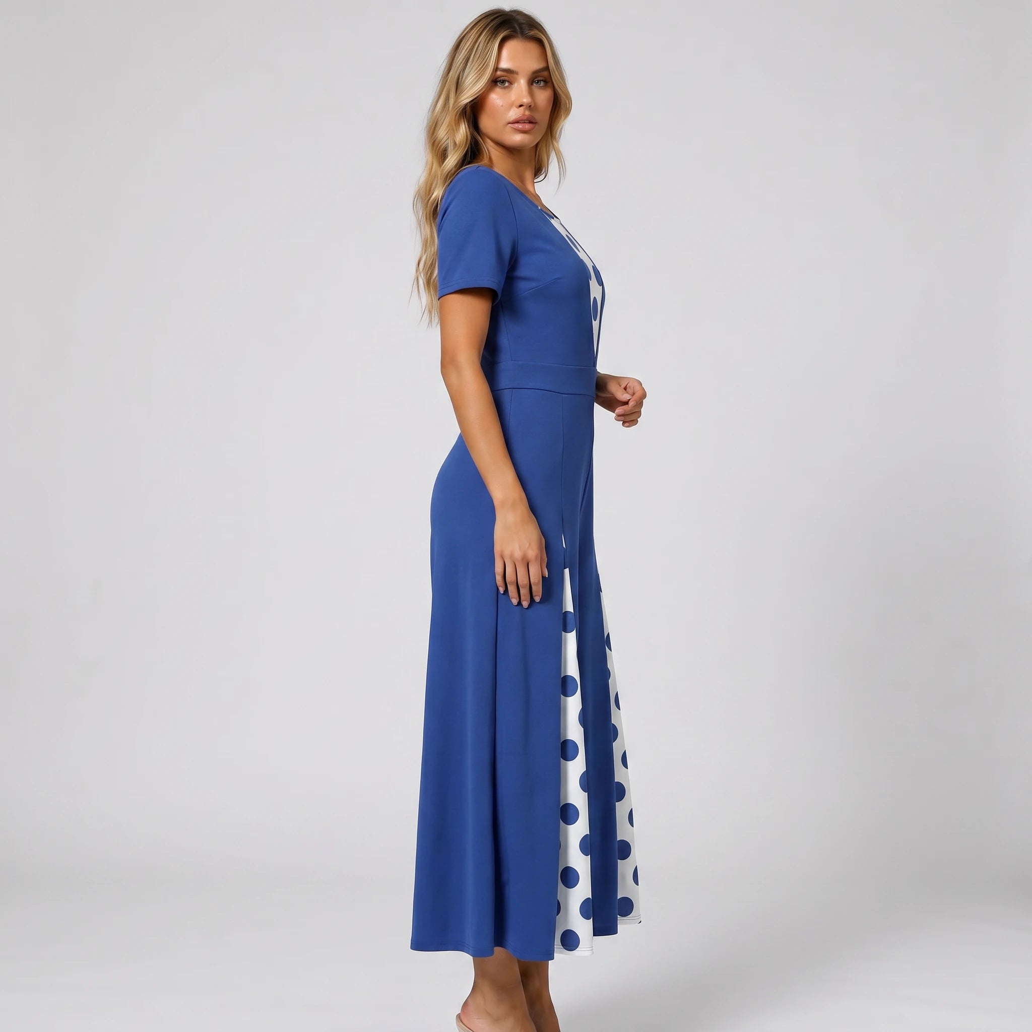Polka Dot Wide Leg Jumpsuit WHD0605142-LF2547