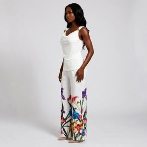 Floral Wide Leg Pants Set WHD0605147-LF2542