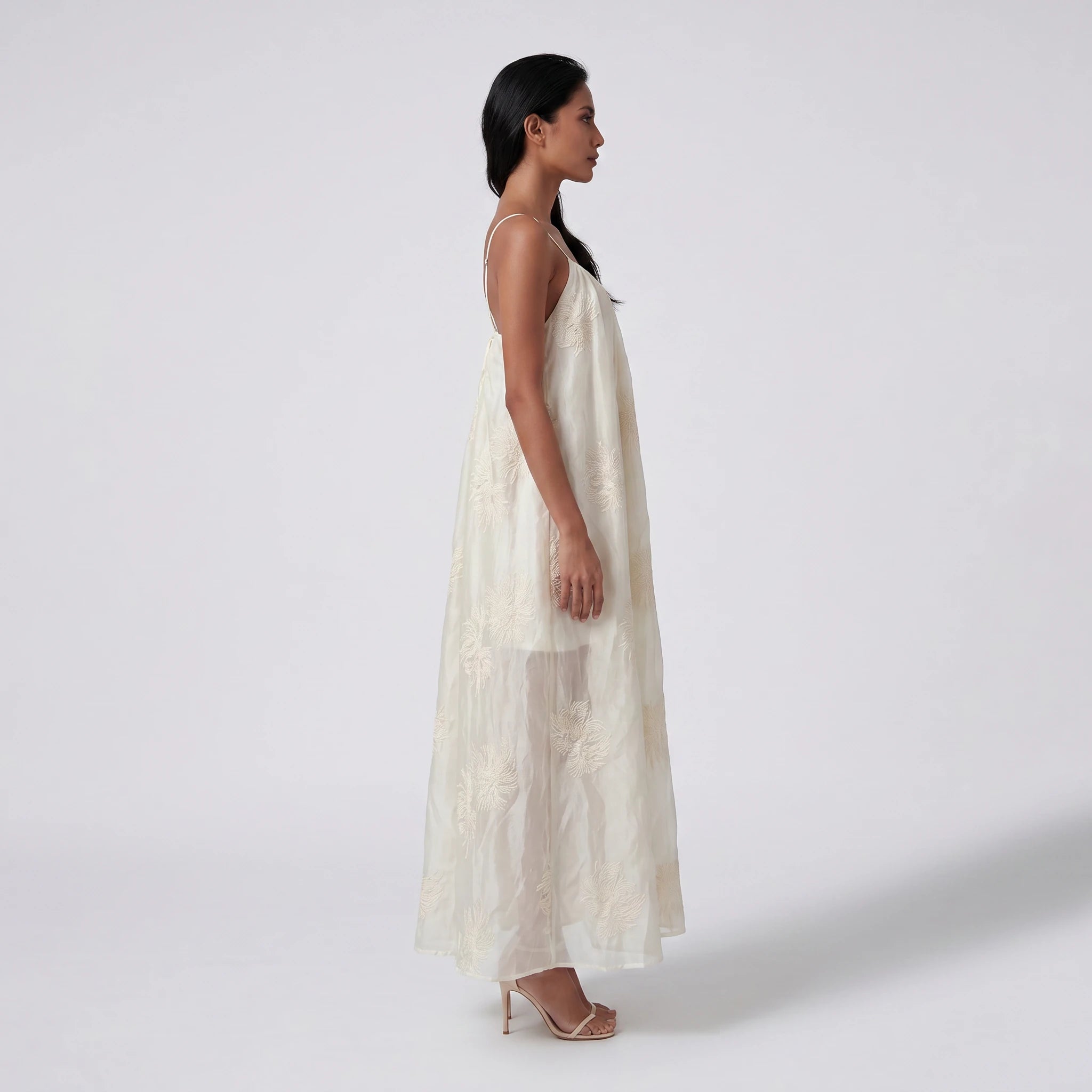 Floral Embroidered Cami Maxi Dress WHD0605151-S-2506154