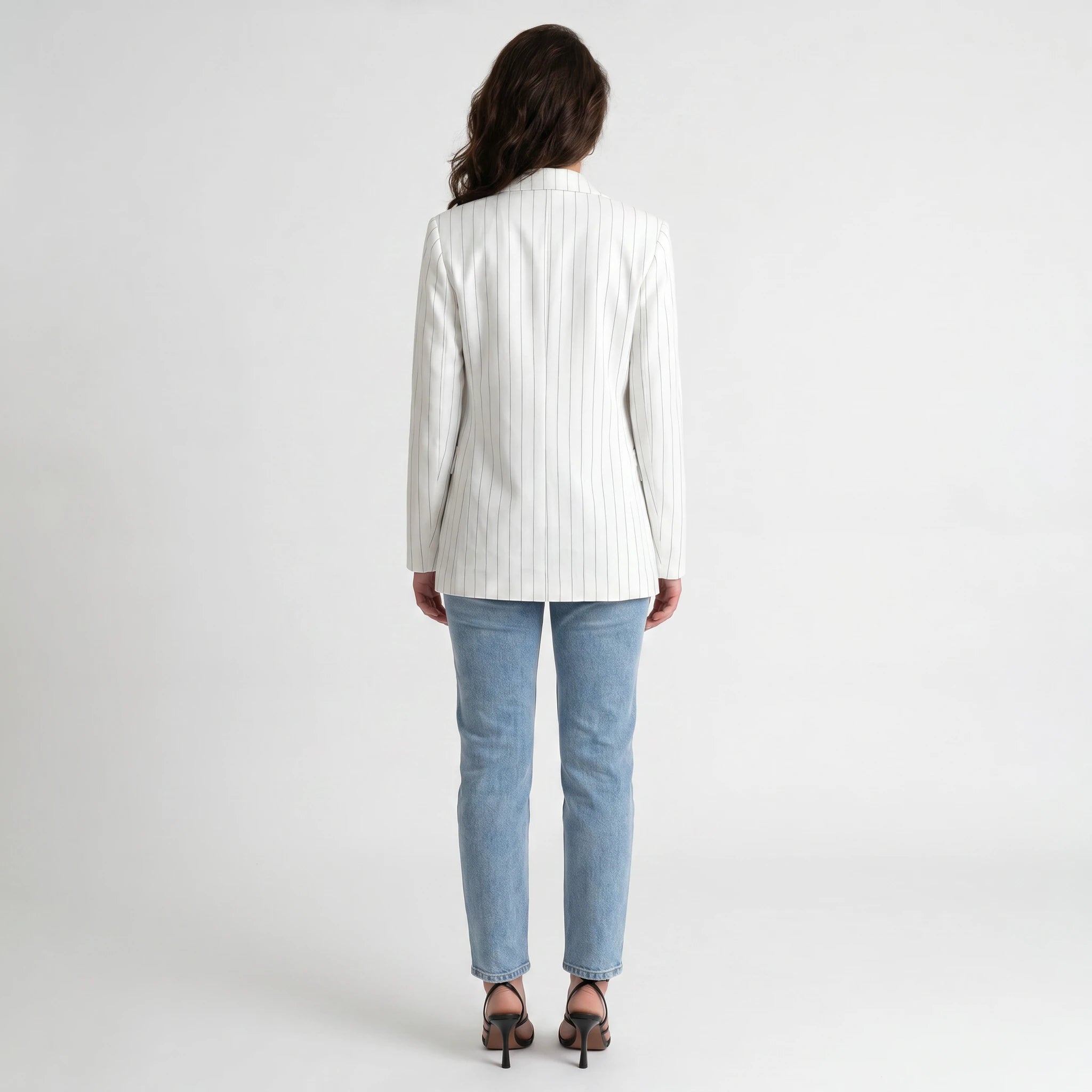 Textured V-Neck Pant Set WHD0605158-S-2411103