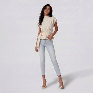 Wrap Waist Buckle Top WHD0605166-S-251239