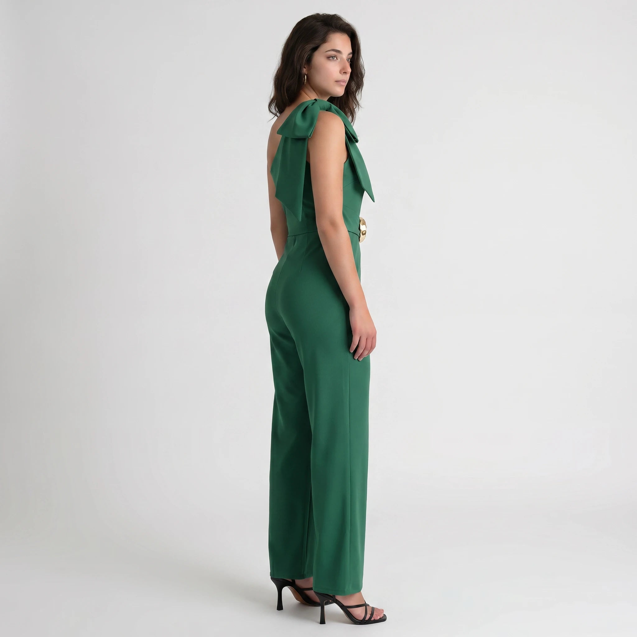 One-Shoulder Belted Jumpsuit WHD0605172-S-250226