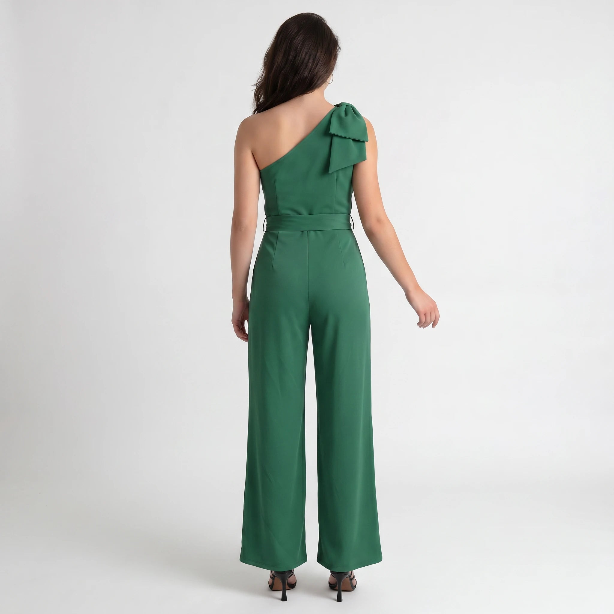 One-Shoulder Belted Jumpsuit WHD0605172-S-250226