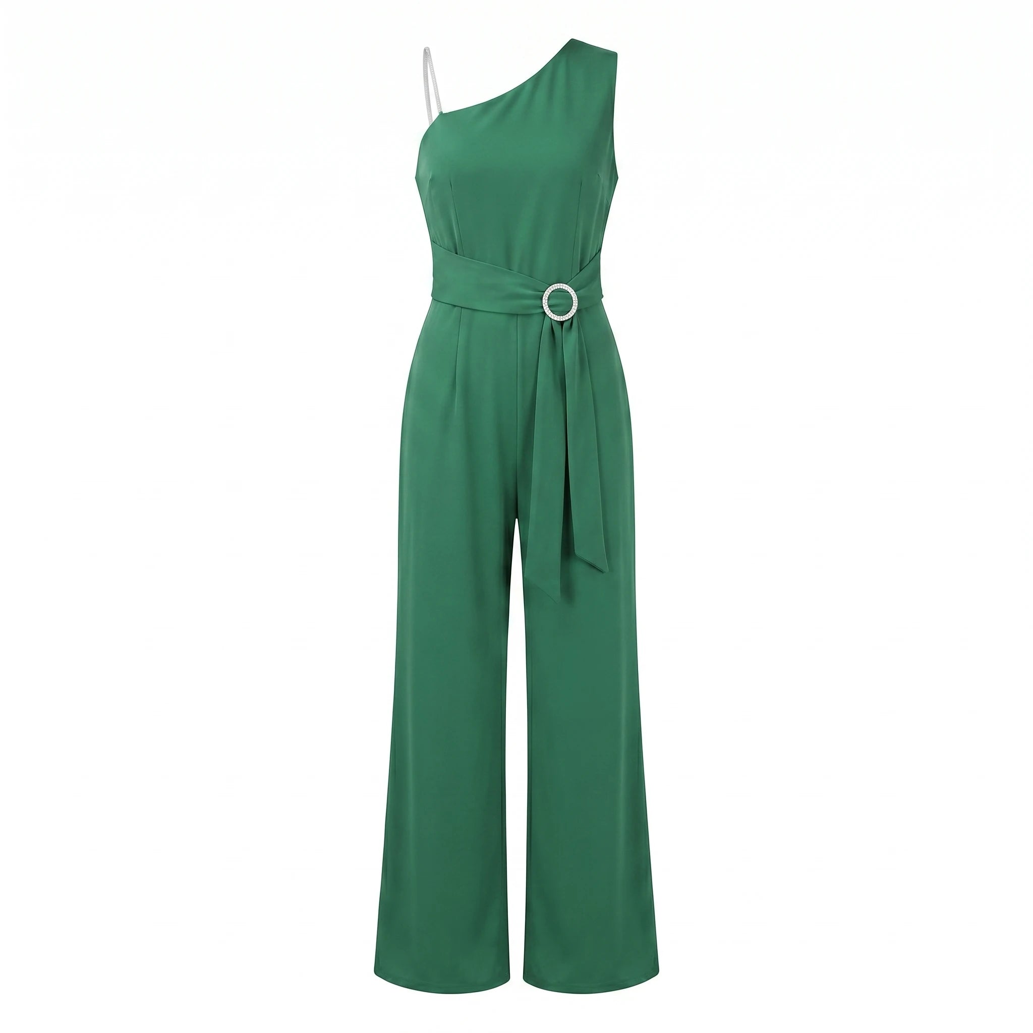 One-Shoulder Belted Jumpsuit WHD0605173-S-2503244