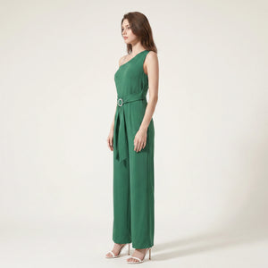 One-Shoulder Belted Jumpsuit WHD0605173-S-2503244