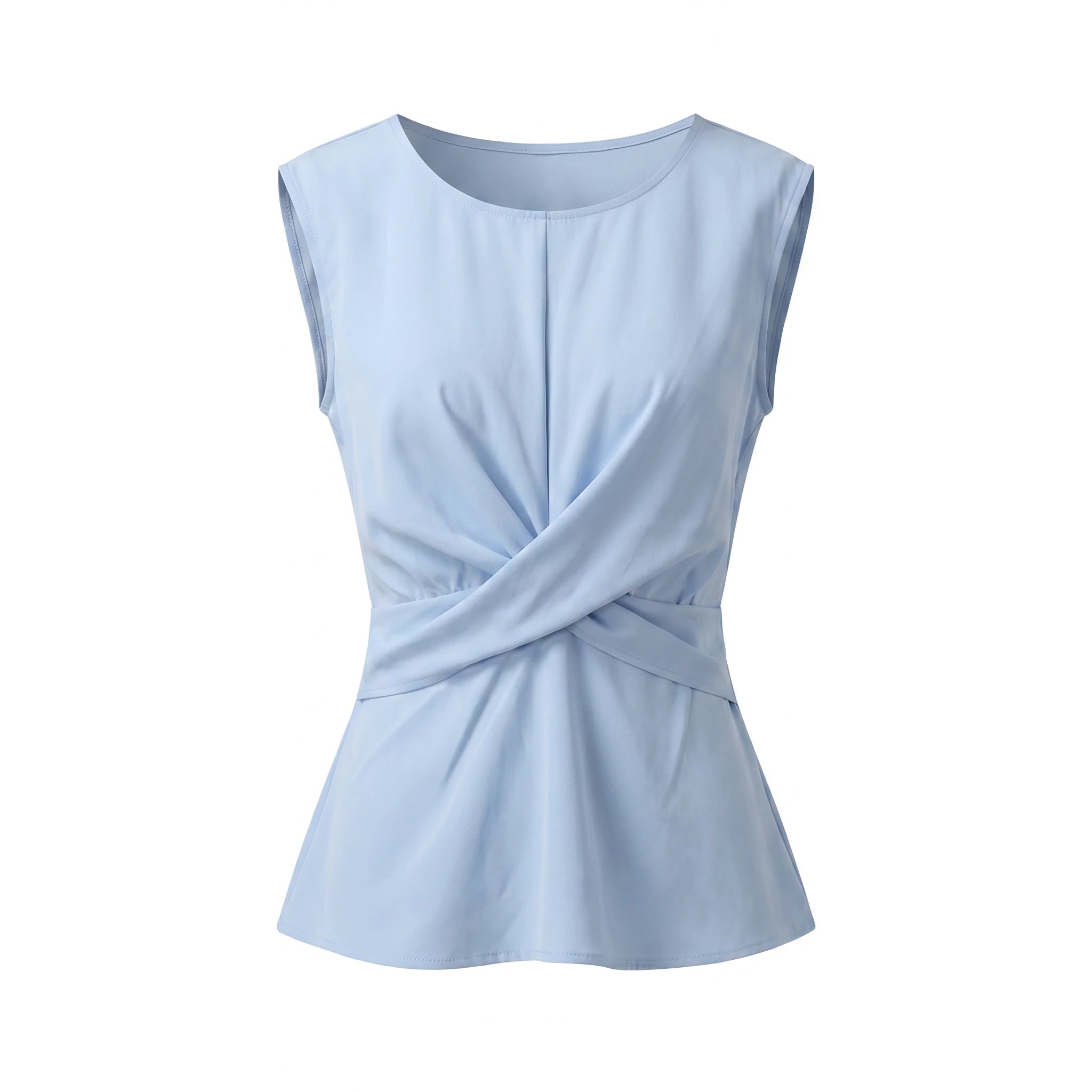 Twist Front Peplum Top WHD0605191-S-2601218