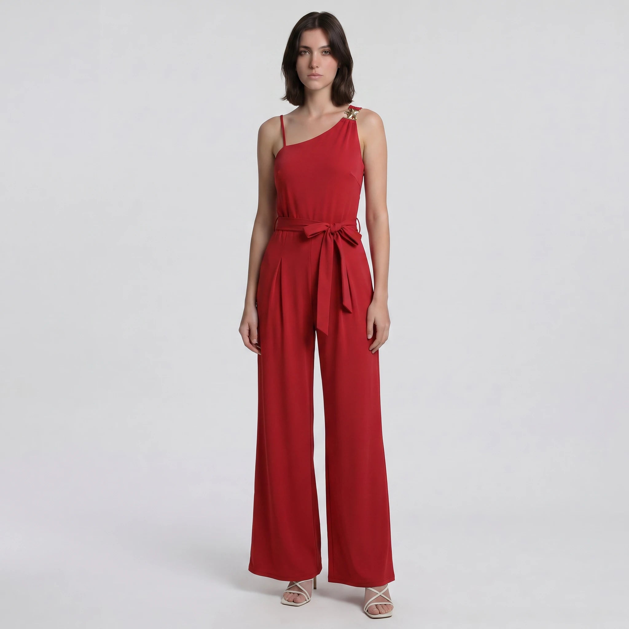 One-Shoulder Belted Jumpsuit WHD0605193-S-260143